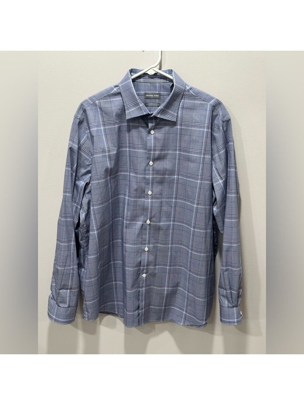 Michael Kors Men’s Long Sleeve Button Down Shirt size 17 1/2 34/35